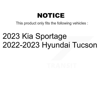 Kit de plaquettes de frein en céramique avant et arrière, pour Hyundai Tucson Kia Sportage KCX-100682