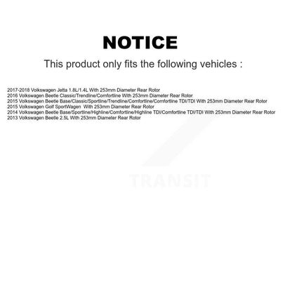 Kit de Rotor de frein à disque, fente de perçage pour manteau avant et arrière, pour Volkswagen Jetta Beetle Gol