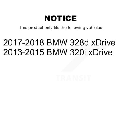 Kit de rotors de frein à disque fendus percés avant et arrière, pour BMW 320i xDrive 328