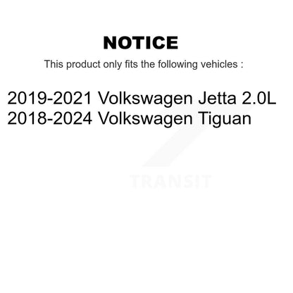 Kit de rotors de frein à disque à fente percée, revêtement avant et arrière, pour Volkswagen Tiguan Jett