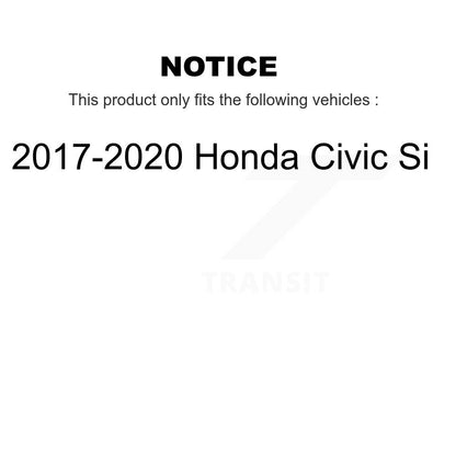 Kit de Rotor de frein à disque à fente percée, revêtement avant et arrière, pour Honda Civic S 2017 – 2020