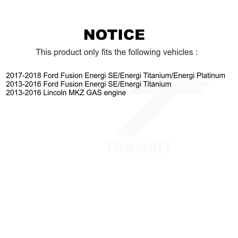 Kit de plaquettes de frein en céramique, Rotors de frein à disque à fente avant percée pour Ford Fusion Lincoln MK