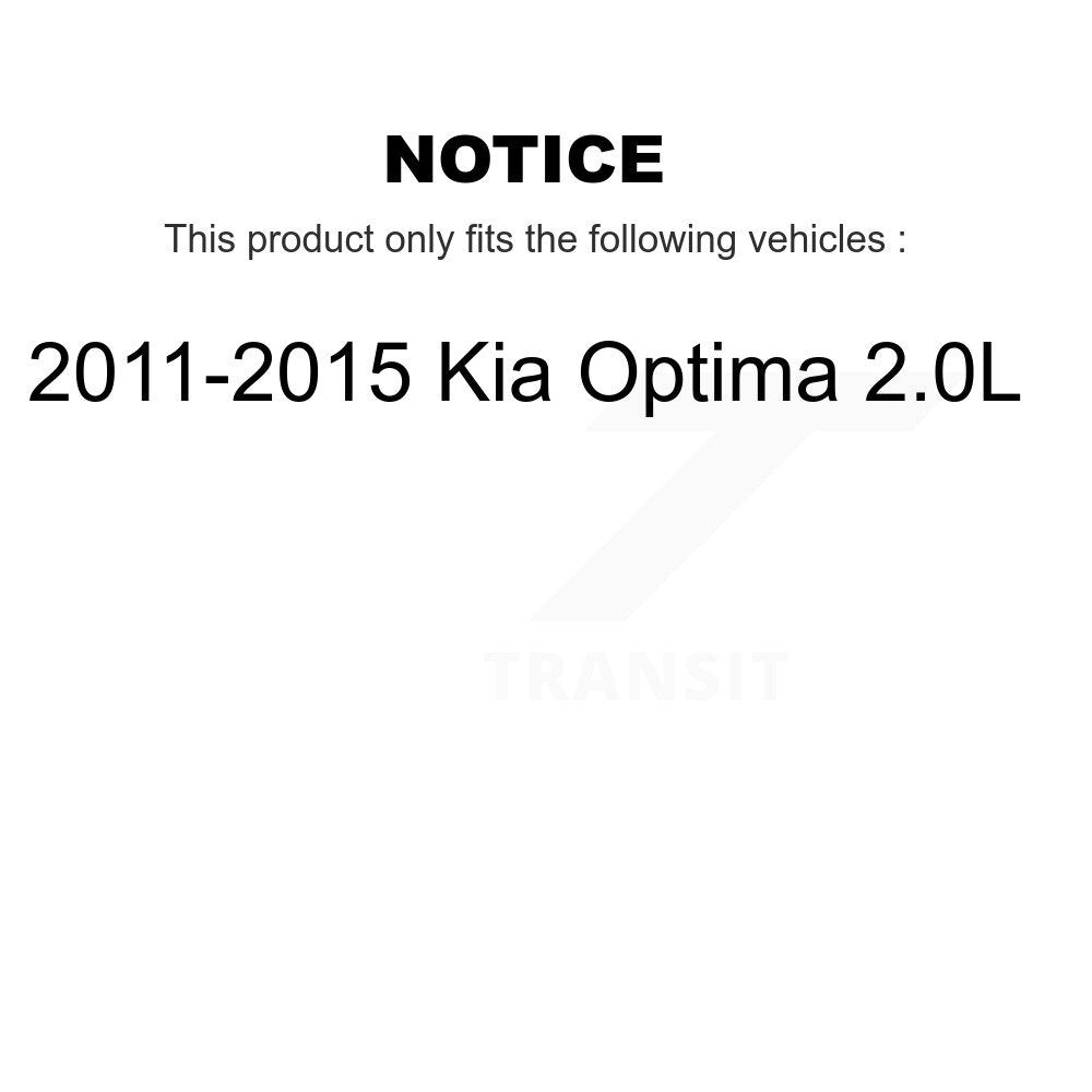 Kit de plaquettes en céramique pour rotors de frein à disque, fente de perçage avant, pour Kia Optima 2011 2.0 – 2015