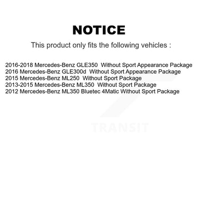 Kit de plaquettes en céramique pour Rotor de frein à disque, fente de perçage avant, pour Mercedes-Benz ML350 GLE35