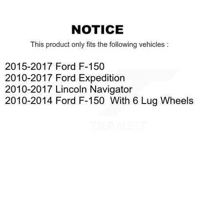 Kit de plaquettes en céramique pour Rotor de frein à fente avant, pour Ford F-150 Expedition Lincol