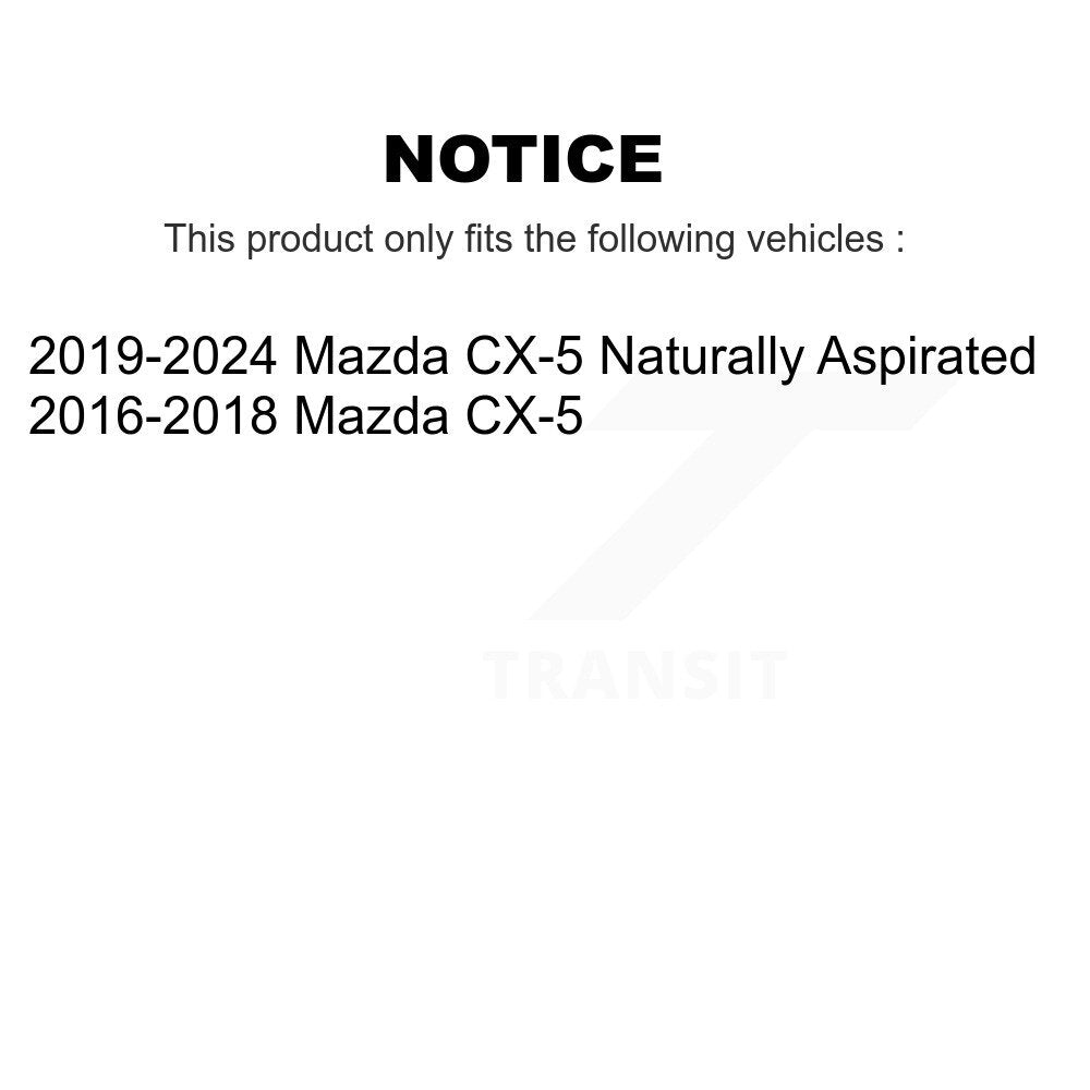 Rotor de frein à disque fendu percé à revêtement avant et Kit de plaquettes en céramique pour Mazda CX-