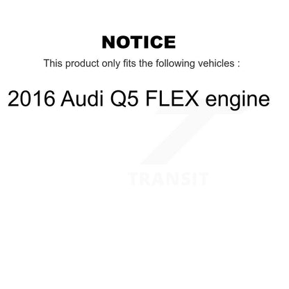 Kit de rotors de frein à fente de forage à plaquettes semi-métalliques avant et arrière pour moteur Audi Q5 FLEX