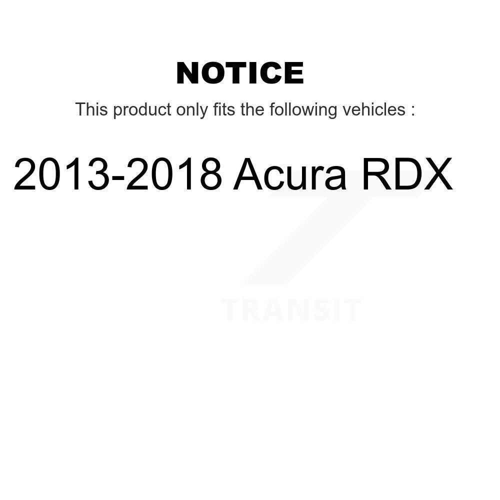 Kit de Rotor de frein à disque à fente percée avec tampons en céramique avant et arrière pour Acura RD 2013 – 2018