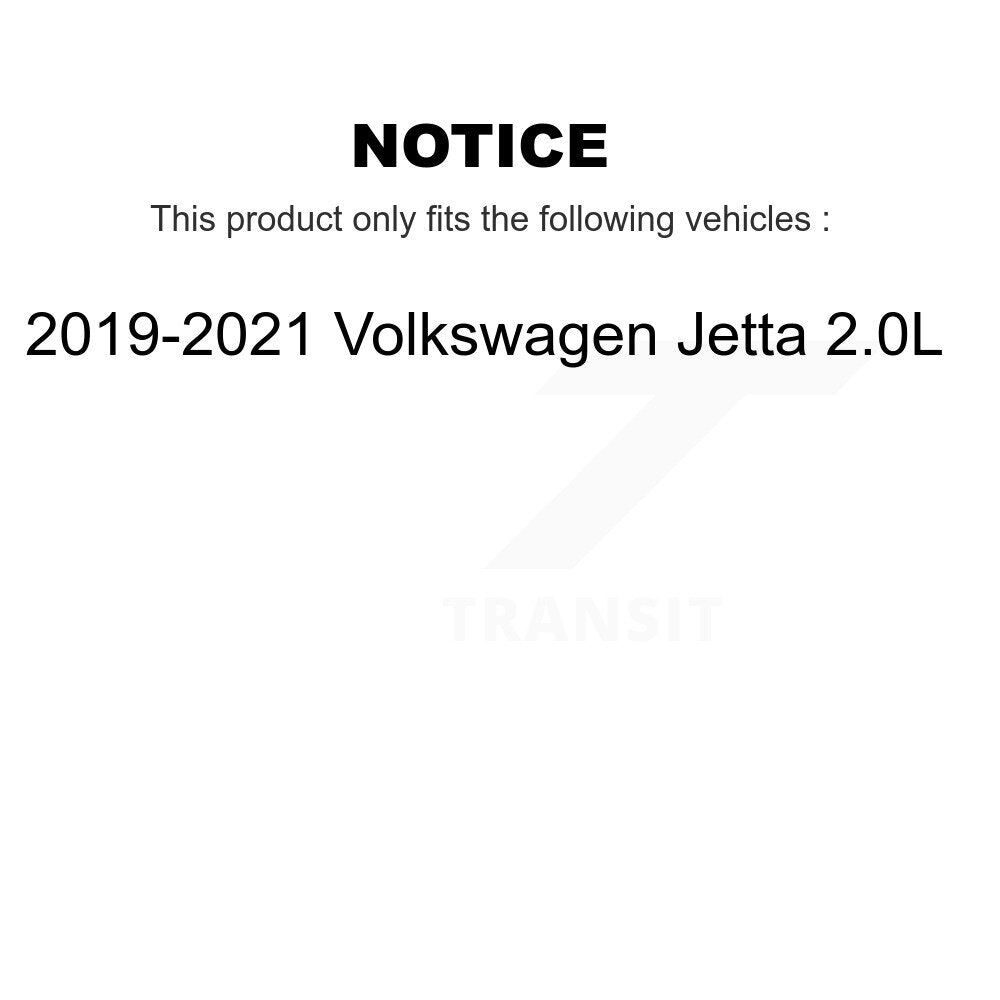 Kit de Rotor de frein à disque, fente de perçage de tampons en céramique avant et arrière, pour Volkswagen Jetta 2.0