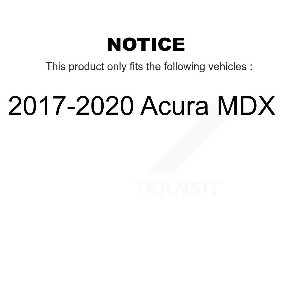 Kit de plaquettes en céramique pour rotors de frein à disque, fente de perçage arrière, pour Acura MD 2017 – 2020