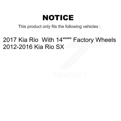 Kit de rotor de frein à disque fendu percé, coussinet en céramique avant et arrière, pour Kia Ri