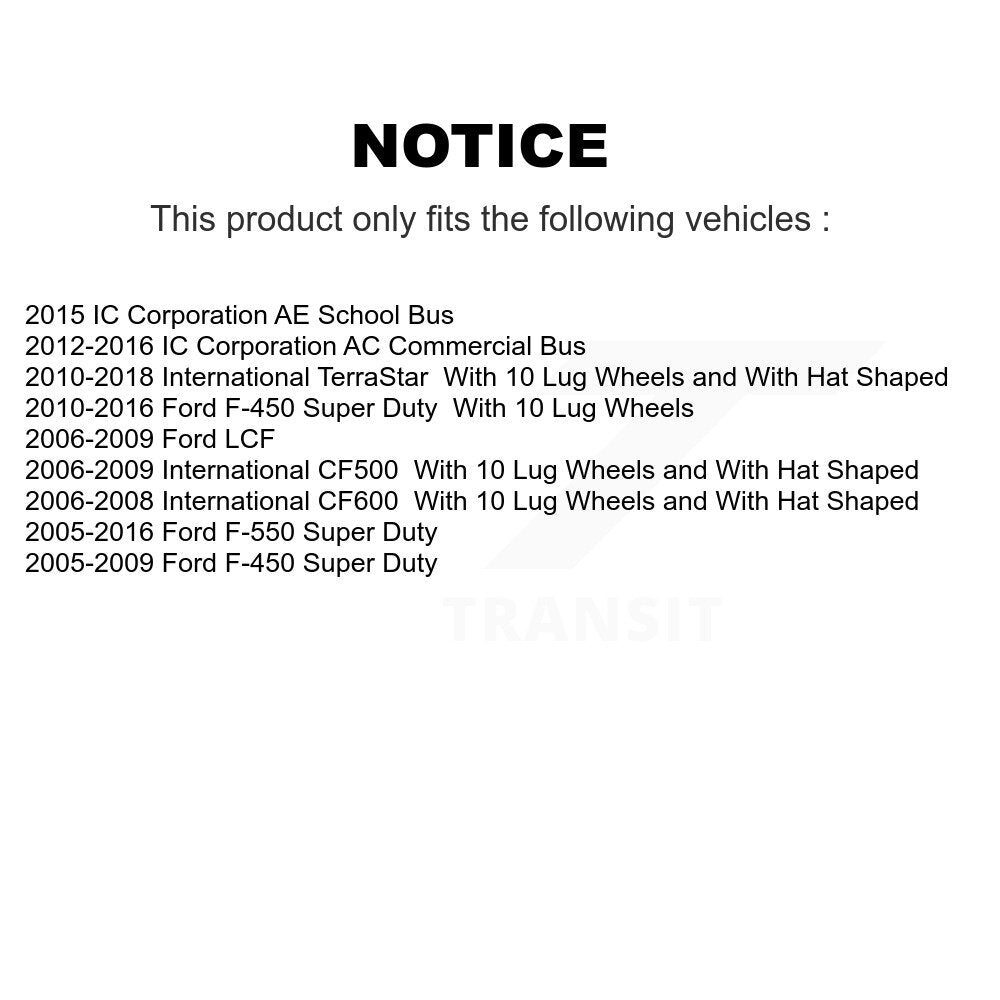 Kit de plaquettes semi-métalliques de Rotor de frein à fente percée arrière, pour Ford F-450 Super Duty I