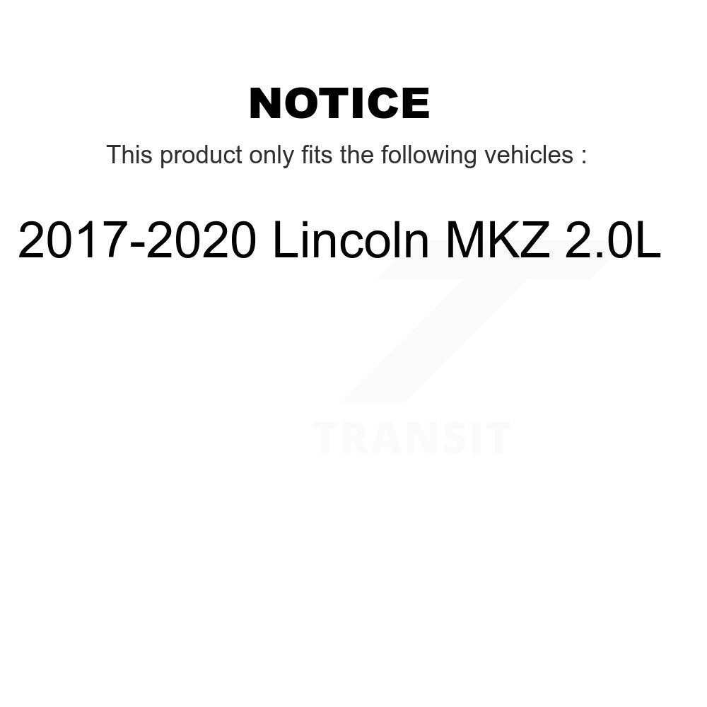 Kit de plaquettes en céramique pour Rotor de frein à disque, fente de perçage avant, pour Lincoln MKZ 2017 2020 – 2.0