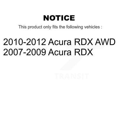 Kit de chaussures de stationnement à disques arrière, Rotors percés et fendus, plaquettes en céramique, pour Acura RDX