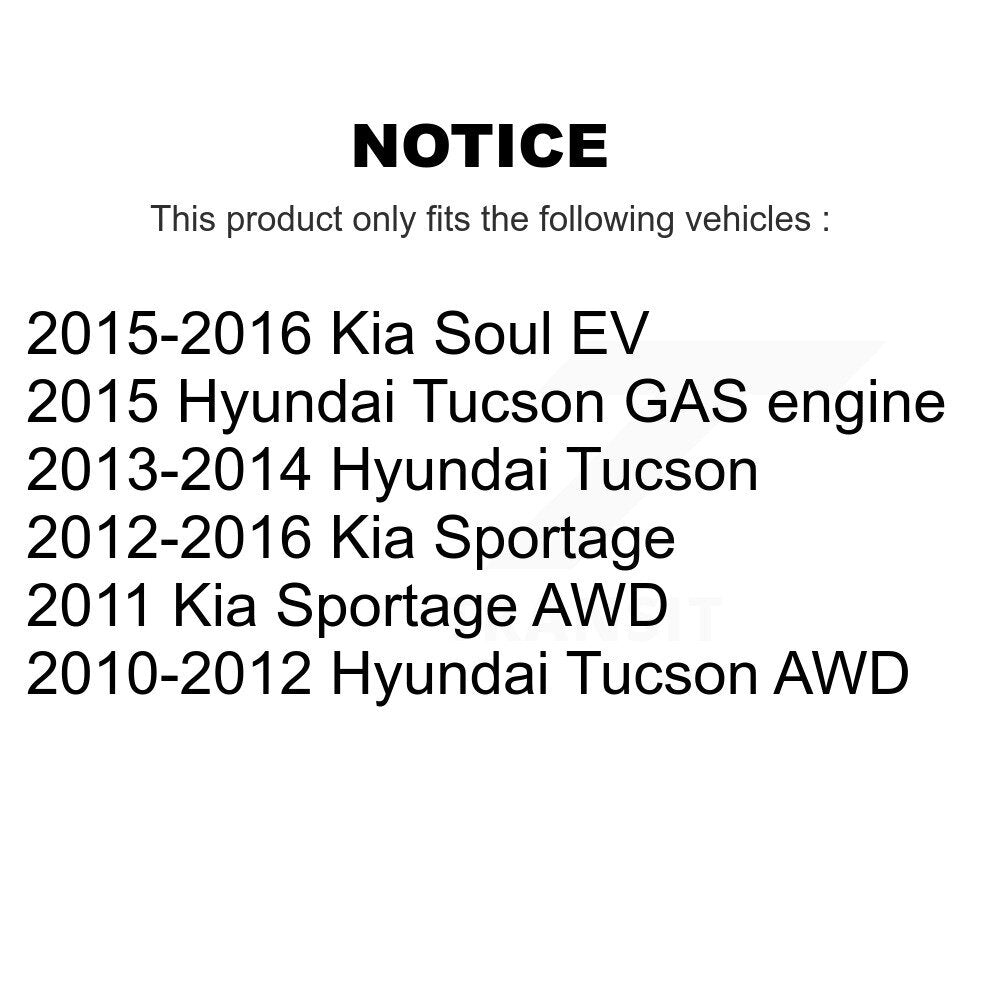 Kit de plaquettes en céramique pour Rotors de frein à fente de forage avant, pour Hyundai Tucson Kia Sportage E