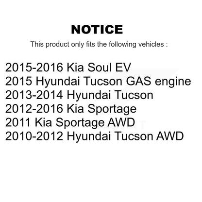 Kit de plaquettes en céramique pour Rotors de frein à fente de forage avant, pour Hyundai Tucson Kia Sportage E