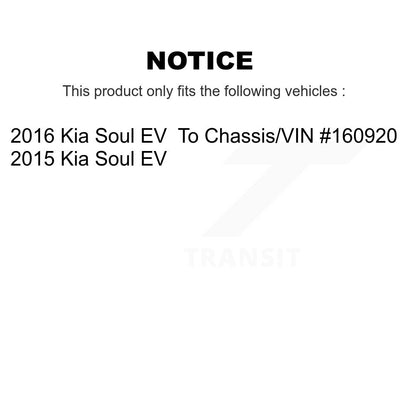 Kit de plaquettes de frein à disque en céramique, avec revêtement avant et arrière, pour Kia Soul E