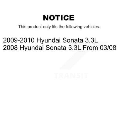 Kit de plaquettes en céramique pour Rotor de frein à disque, fente avant et arrière, pour Hyundai Sonata 3.3