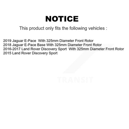Kit de plaquettes en céramique pour Rotor de frein, fente de perçage avant et arrière, pour Land Rover Discovery Spor