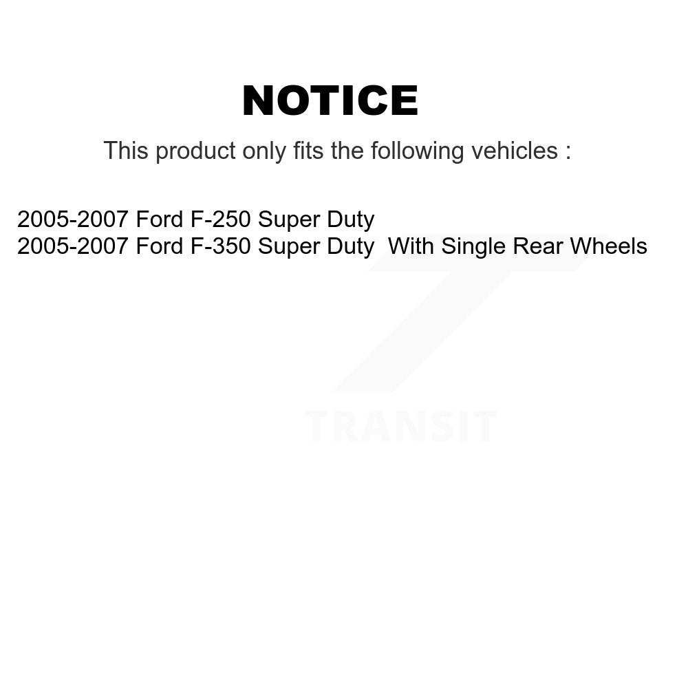 Kit de plaquettes en céramique pour Rotor de frein à disque, fente de perçage arrière, pour Ford F-350 Super Duty F-25