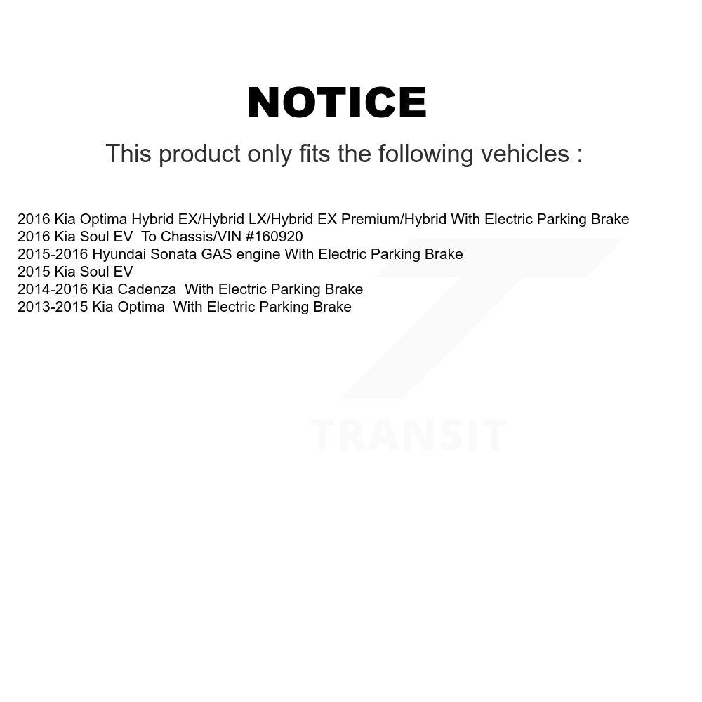 Kit de plaquettes en céramique pour Rotor de frein à fente arrière, pour Kia Optima Hyundai Sonata Sou