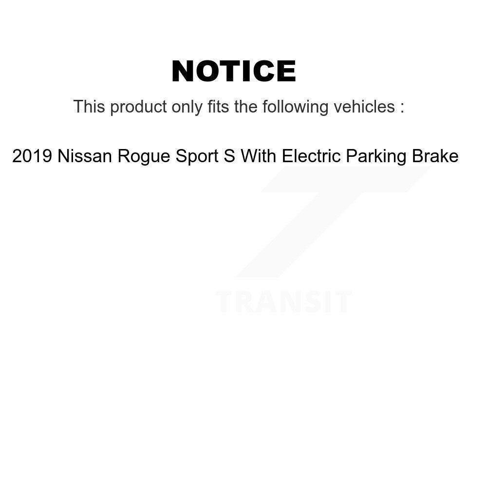 Kit de plaquettes en céramique pour rotors de frein avant et arrière, pour Nissan Rogue Sport 2019