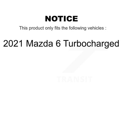 Kit de plaquettes en céramique pour rotors de frein avant et arrière, pour Mazda 6 Turbocharge 2021