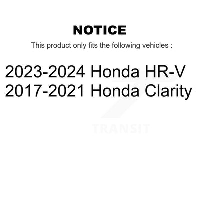 Kit de plaquettes en céramique pour Rotor de frein à disque, fente percée, revêtement arrière, pour Honda HR-V Clarit