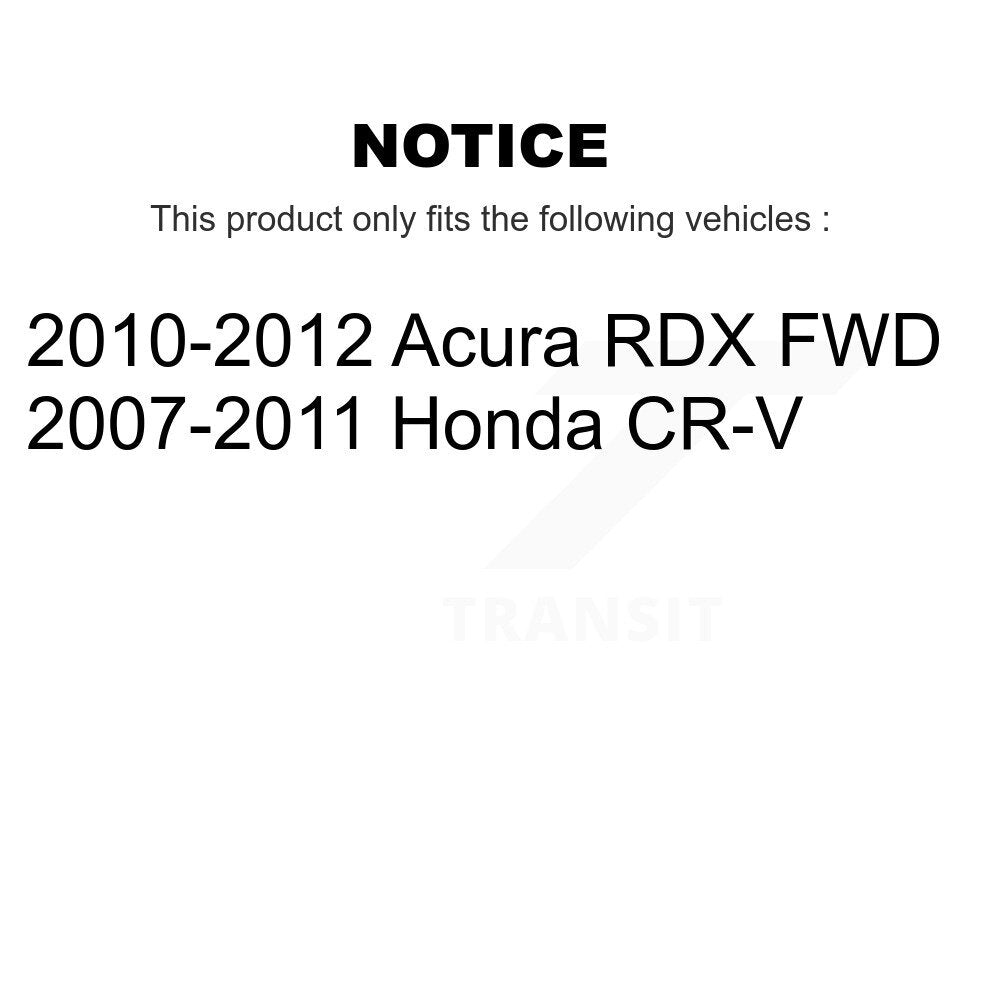 Kit de plaquettes semi-métalliques de Rotor de frein de fente de forage avant et arrière pour Honda CR-V Acura RD