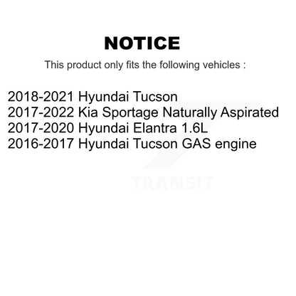 Rotors de frein à fente avant percés, Kit de plaquettes semi-métalliques pour Hyundai Elantra Tucso
