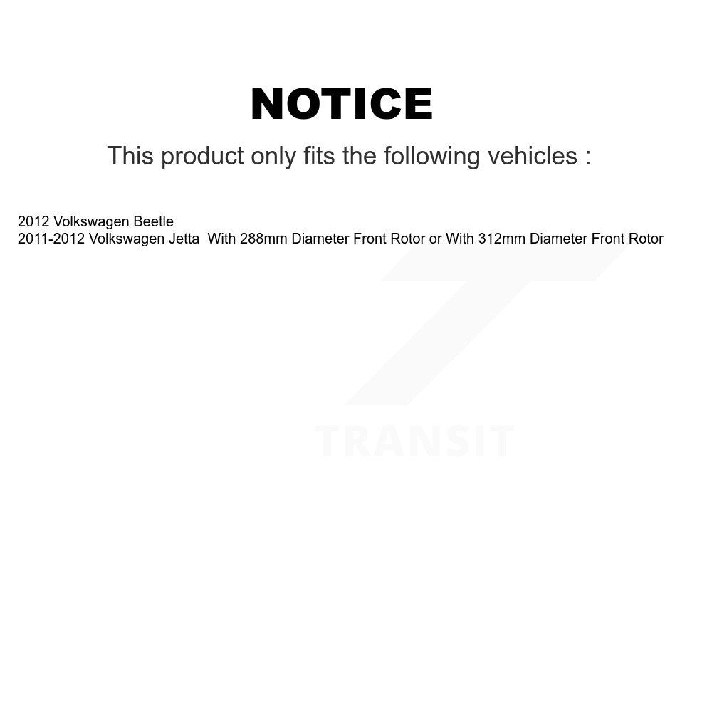 Kit de plaquettes de frein et chaussures de tambour semi-métalliques avant et arrière, pour Volkswagen Jetta Beetl