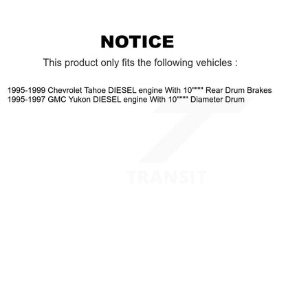 Kit de plaquettes de frein semi-métalliques avant et arrière, pour Chevrolet Tahoe GMC Yuko