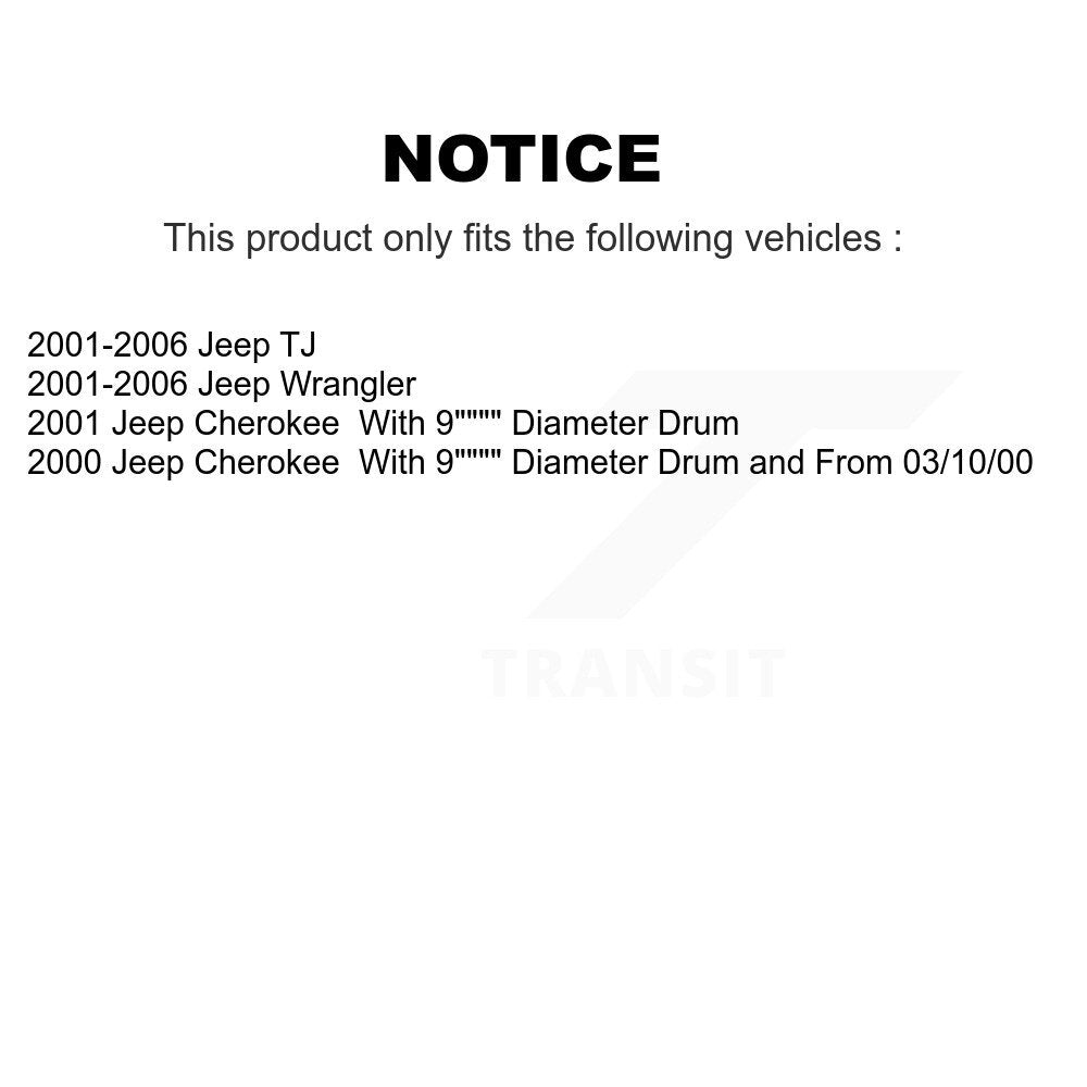 Kit de plaquettes de frein semi-métalliques avant et arrière, pour Jeep Wrangler Cherokee T