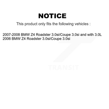 Kit de plaquettes de frein et chaussures de stationnement semi-métalliques avant et arrière, pour BMW Z4 KFN-100497