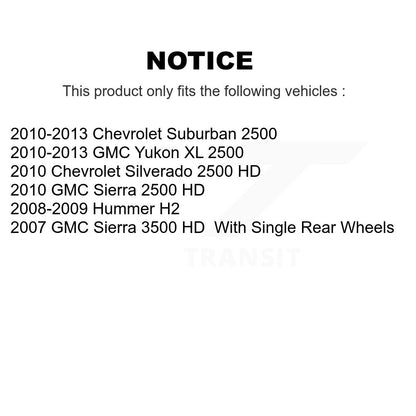 Kit de plaquettes de frein semi-métalliques avant et arrière, pour GMC Chevrolet Silverad