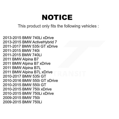 Kit de plaquettes de frein semi-métalliques avant et arrière, pour BMW 750i xDrive 750Li