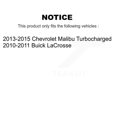 Kit de Rotors de frein à revêtement en céramique avant et arrière, pour Chevrolet Malibu Buick LaCross