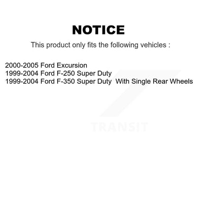 Kit de plaquettes semi-métalliques de Rotor de frein à disque de manteau arrière pour Ford F-350 Super Duty F-25