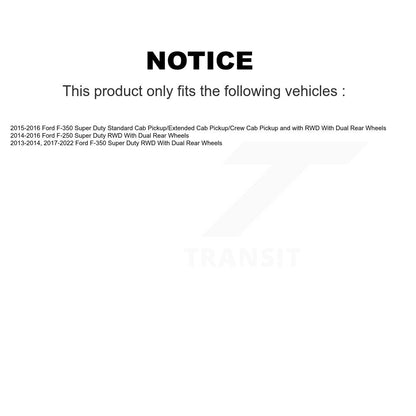 Kit de Rotor de frein à disque, revêtement de protection semi-métallique avant et arrière, pour Ford F-350 Super Dut