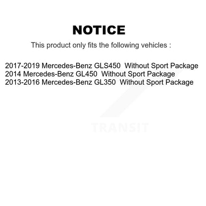 Kit de Rotor de frein à manteau de plaquettes en céramique avant et arrière, pour Mercedes-Benz GL350 GLS450 GL45