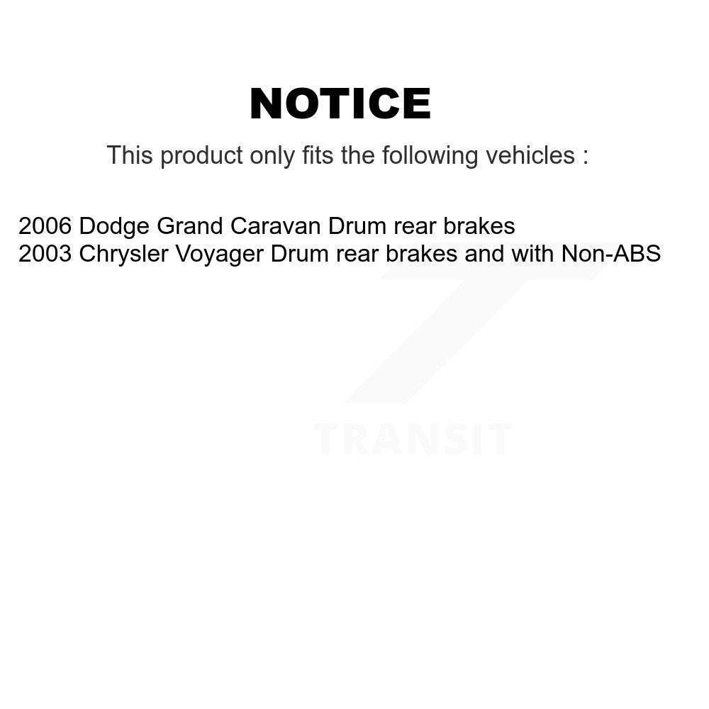 Kit de Rotor de frein à disque avec revêtement de tampons semi-métalliques avant et arrière, pour Dodge Grand Carava