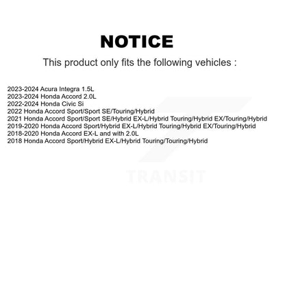 Kit de plaquettes en céramique pour Rotor de frein à disque, manteau avant, pour Honda Civic Accord Acura Integr