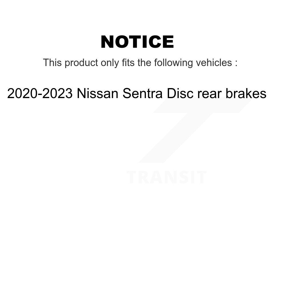 Kit de Rotor de frein enduit de plaquettes en céramique avant et arrière, pour frein arrière à disque Nissan Sentra