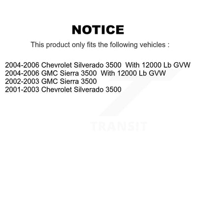 Kit de chaussures de stationnement et de quincaillerie pour Chevrolet, Rotors recouverts de disque arrière, tampons en céramique