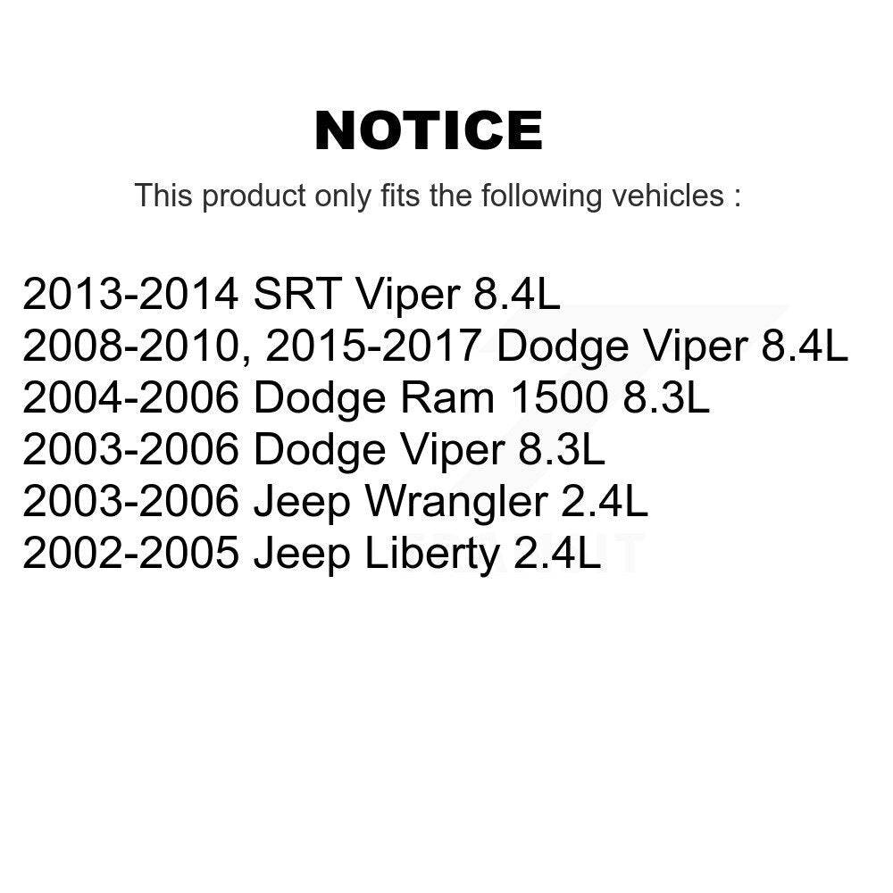 Ceinture d'entraînement accessoire Idler Poulie pour Dodge Ram 1500 Jeep Liberty Wrangler Viper
