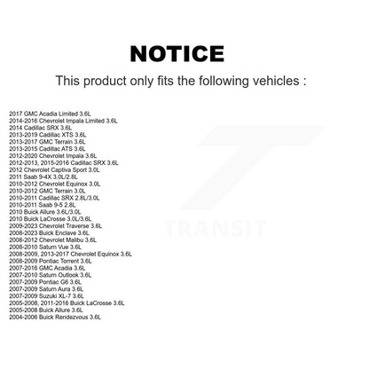 Accessory Drive Belt Idler Pulley pour Chevrolet Equinox GMC Buick Terrain Malibu