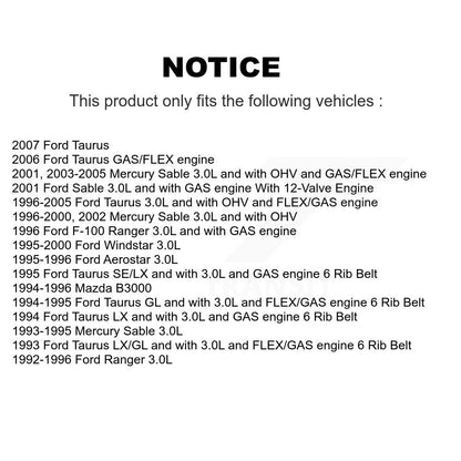 Accessory Drive Ceinture tensioner Assemblage pour Ford Taurus Ranger Windstar Mercury