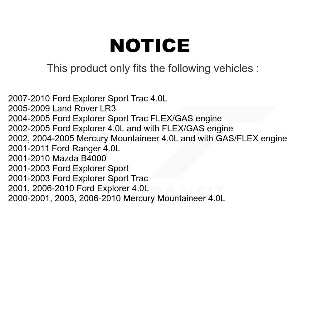 Assemblage de tension de courroie d'entraînement accessoire pour Ford Ranger Explorer Sport Trac Land