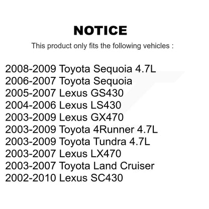 Assemblage de tension de courroie d'entraînement accessoire pour Toyota Tundra 4Runner Lexus SC430