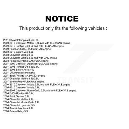 Montage de tension de courroie d'entraînement accessoire pour Chevrolet Impala Pontiac Malibu G6